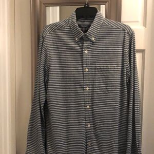Mens American Eagle striped button down